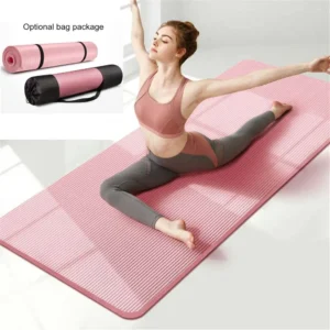 kf-S5287fa050936497693ffcee4b5d3b534E 20/15/10 MM Extra Thick Double Layer NBR Non-Slip Tasteless Yoga Pilates Mat Gymnastics Fitness Exercise Gym Home Massage Pad