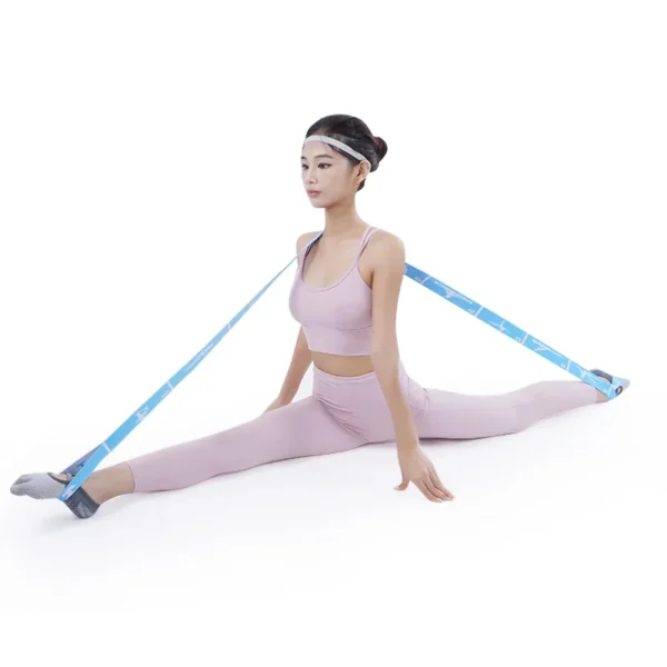 Bandes de résistance amincissantes multifonctions, sangle de Yoga, bande élastique 8/10/12 grilles pour l'entraînement latin, la danse, le Pilates, la gymnastique