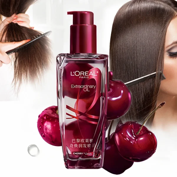 L'Oréal Paris huile capillaire brillante cerise traitement capillaire revitalisant rayonnant saveur cerise