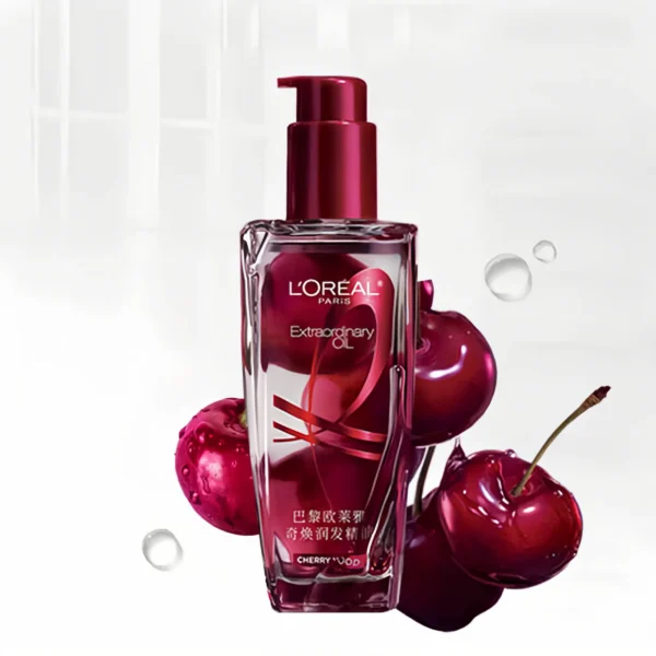 L'Oréal Paris huile capillaire brillante cerise traitement capillaire revitalisant rayonnant saveur cerise