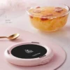 H08f2ee5ab297409cbdccb422da7bec68j.webp 5V Cup Heater USB Charge Smart Thermostatic Hot Tea Makers Heating Coaster Desktop Heater for Coffee Milk Tea Warm Cup Pad
