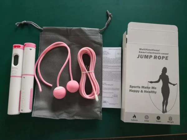 H13a11e6c2f7942e09f4f45d98c33d76dp.webp CHENGMO SPORTS New Arrivals Adjustable Electronic Weighted Speed Cordless Smart Jump Rope Digital Skipping Rope Calorie Counter