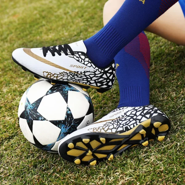 H18bd821b4b484fd2b7e82b6be1fa1eceg.webp Free Shipping Man Football Shoes Indoor Boys Soccer Kids Football Boots Shoes Sports Futsal Futzalki Football Sneakers Soccer Cl