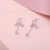 H2180614b9d874392afad81a55d82d16aq.webp S925 Sterling Silver Earrings Korean Fashion Crystal Earrings Star Your Earrings Silver Jewelry Accessories