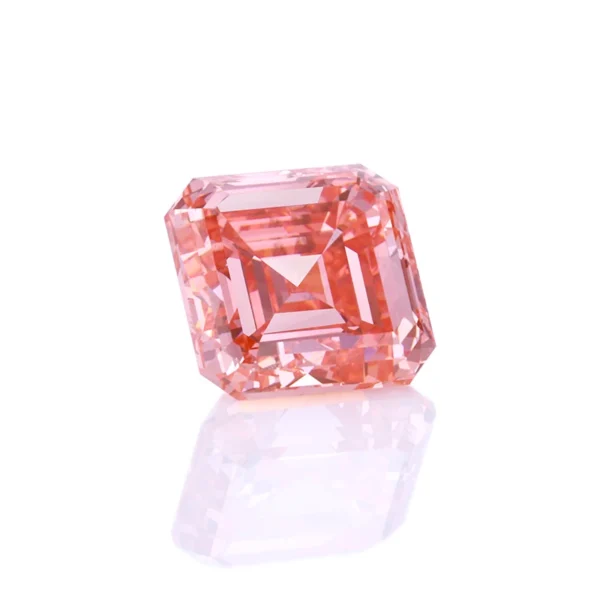 H48d3f8f08355446eabc59d3eb4c14ebdY.webp 3 Carat Large Pink Asscher Cut Lab-Grown Diamonds Good Clarity VVS2 Certified IGI for Jewelry Application Cushion Emerald Shape