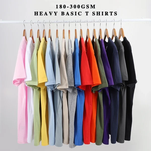 2023 Summer Cotton Mens T-shirt Short-sleeve Man T Shirt Short Sleeve Pure Color s Clothing t Shirts Tops Tee Men's Clothing