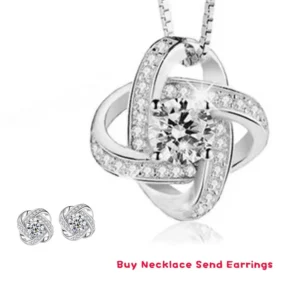 H4e254b60350b4878a8e478ea50e1db1bc.webp 925 Sterling Silver Zircon Clover Flower Necklaces Pendants for Women High Quality Jewelry