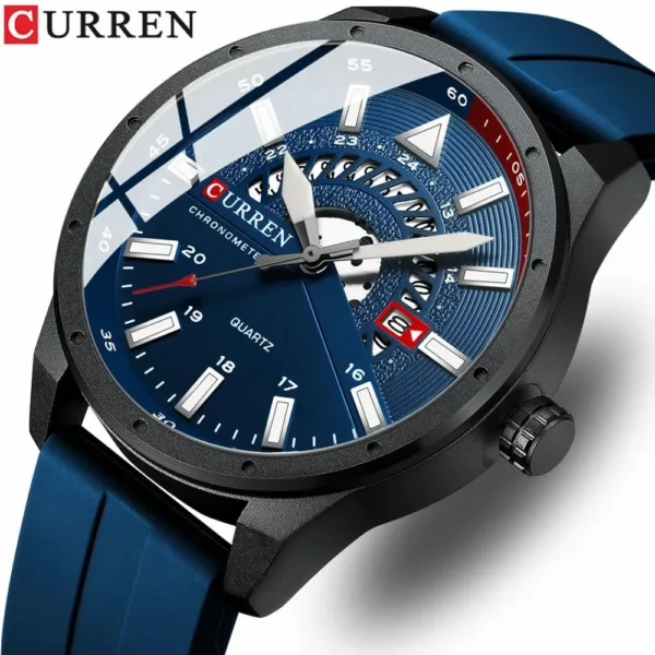 Curren 8421 New Design Business Men Quartz Watch Fashion Luxury Waterproof Wristwatch Date Display Sport Wrist Watches for Men