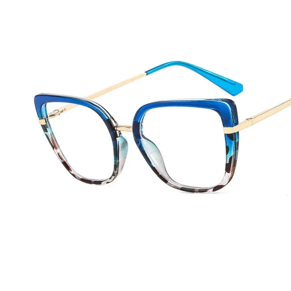 Custom 2023 Women Spectacles Frame Fashion Clear Anti-blue Light Eyewear TR90 Metal Eyeglasses Optical Frames Computer Glasses