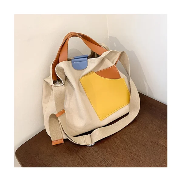 H86f1252de24a480fbd110d43064ad49be.webp Custom LOGO Wholesale 2021canvas Shopping Bag Large Tote Hand Bag Womens Designer Cotton Canvas Tote Handbags