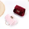 H8c913756fd5347b895afd55fd50f4b397.webp Mini Shoulder Handbags Small Velvet Hand Bags for Women Luxury