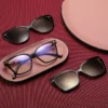 MS 95309 New Arrivals Vintage Clip on Glasses Frame Sunglasses Glasses Fashion Sunglasses Women