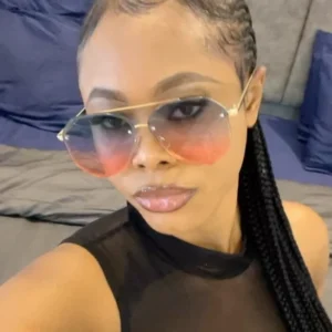 Simple Style Uv protection Gradient Lens Retro Sunglasses Women Men Trendy Retro Fashion Frameless Metal Sunglasses