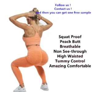 Hb7fc74560e91434582857850b6ad623fc.webp 10Colors Women High Waist Seamless Leggings Sports Flexibility Workout Scrunch Butt Leggings