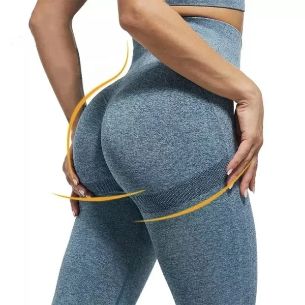 10Colors Women High Waist Seamless Leggings Sports Flexibility Workout Scrunch Butt Leggings