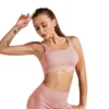 2025 New Fashion Yoga Crop Sports Bra Gym Vest for Women Crossover Shockproof Tank Top