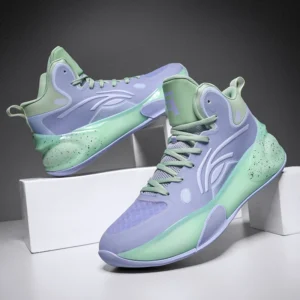 Hc7b9a1944be3473fa571f5651f4b5ff8u.webp Dropshipping Custom Logo Basketball Style Sneakers Men Chunky Platform High Top Big Size Men`s Sports Shoes