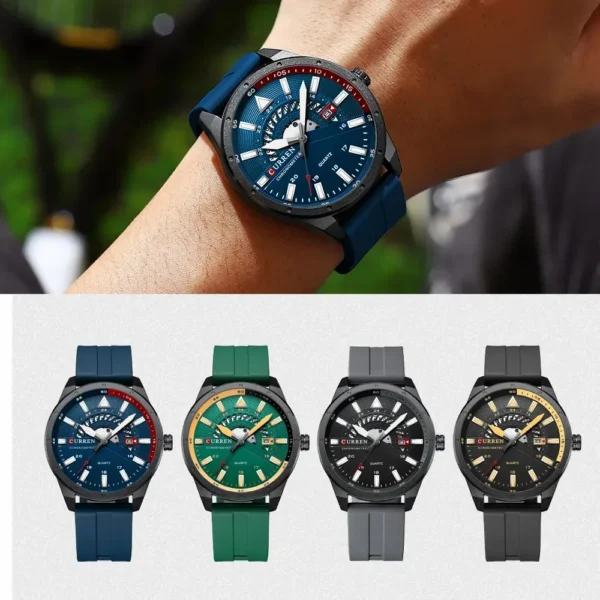 Curren 8421 New Design Business Men Quartz Watch Fashion Luxury Waterproof Wristwatch Date Display Sport Wrist Watches for Men