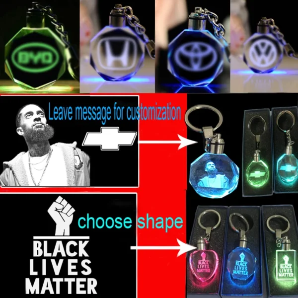 Hdcd9efb562e1426c81f34577e8d0fc60G.webp Custom Bulk Photo Keychain with Recording 3D Laser Engraved Crystal Digital Photo Keychain with Led Light Keyrings