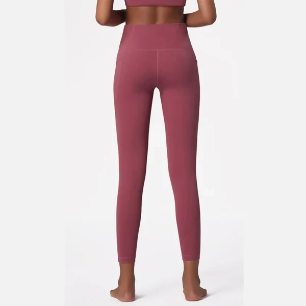 Hee62546558da48079a0625cee3018584H.webp High Quality Gym Apparel High Waist Yoga Pant Pocket Womens Fitness Leggings