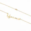 H0844029c085f4373b4546f8222f7f8dak.webp Stainless Steel Heartbeat Necklace Personalized Custom Birth Date Fashion Birthday Gift Women Jewelry Necklaces