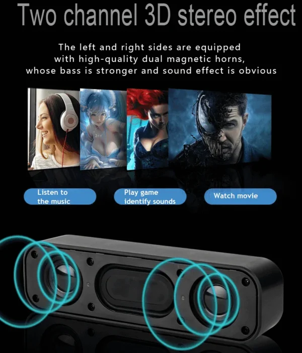 H0fd62a8a1c924a659f4efaf2b1b6c154q.webp Laptop Speaker with USB New for PC Computer Speaker Mini Professional Speaker USB Powered USB 5V 4.0 Ohm Passive 3W 300g