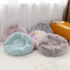 50cm Design Dog Beds Cat Mat Round Soft Long Plush Bed for Dogs Pet Products Dog Cushion Cat Bed Sleeping Sofa Mats