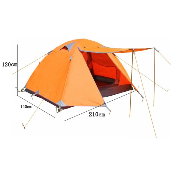 Dual Layer Summer Mongolian Hexagonal Yurt Tent 5-7 Person Automatic Camping Tent for Outdoor Travel