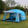 H2964c33563e348948709984f98c38311m.webp Super-Large Two Rooms One Hall Tent Outdoor Camping 6 -12 People Waterproof Tent