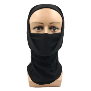 H2df4bdbedba54da786c750b57aa288cbS.webp Wholesale Plain Face Cover Shield Microfiber Dyeing Solid Color Seamless Tube Neck Gaiter Scarves Multifunctional Bandanas