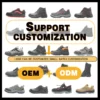 High Quality Anti-Smash Puncture-Prevention Construction Steel Toe Safety Shoes Low Cut Design for Winter Dropshipping