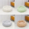 50cm Design Dog Beds Cat Mat Round Soft Long Plush Bed for Dogs Pet Products Dog Cushion Cat Bed Sleeping Sofa Mats