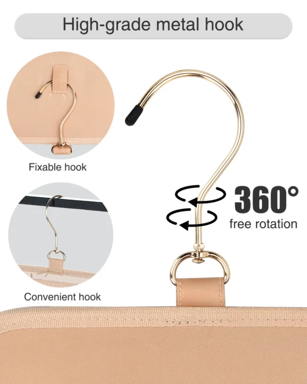 H48e7f1b11ce84ba287c32ff964ec72fdO.webp Relavel Travel Hanging Toiletry Bag Eco Friendly Makeup Cosmetic Bag Travel Organizer Water-resistant Pouch Toiletries Bags