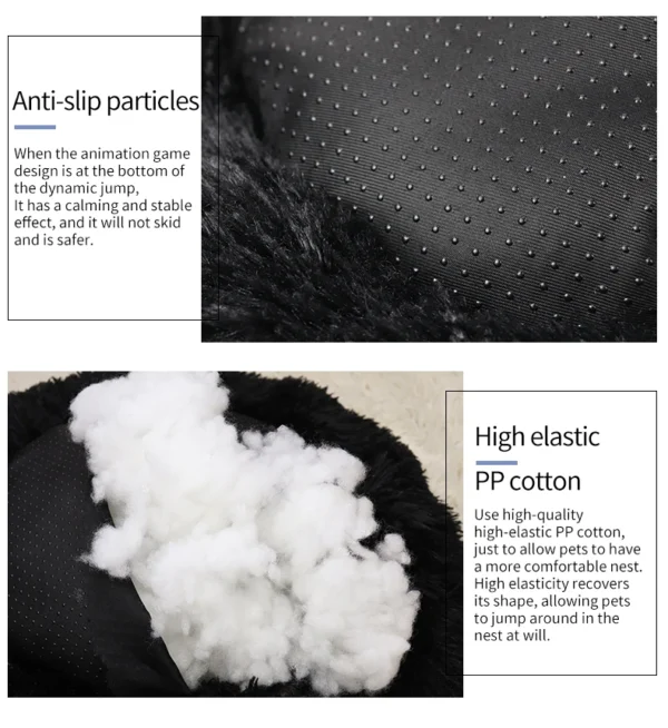 50cm Design Dog Beds Cat Mat Round Soft Long Plush Bed for Dogs Pet Products Dog Cushion Cat Bed Sleeping Sofa Mats