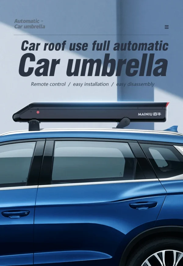 Car Roof Window Sunshade UV Proof Waterproof Automatic Outdoor Parking Car Umbrella Sun Shade