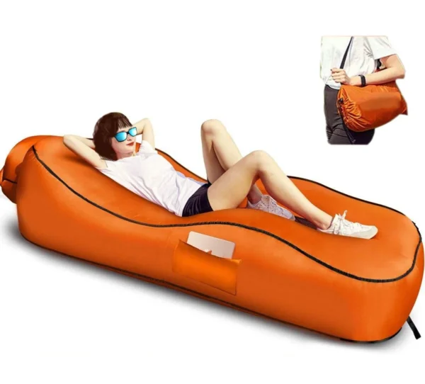 H5cc1cda78fc24064baf2da2c8fc26cbdp.webp Camping Inflatable Sleeping Bag Air Lounger Couch Mattress Lazy Sofa Bed-Portable Outdoor Sleeping Gear