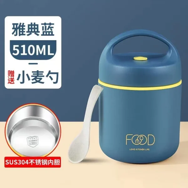 H626844902e5848188adf52b022bcbf44O-1.webp Insulated Lunch Box Soup Office Worker Insulated Bucket Small Box Office Soup Cup Porridge Cup Soup Pot Kids School Eating