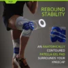 JINGBA Pro Knee Compression Sleeve Knee Braces with Side Stabilizers Patella Gel Pad for Gym Volleyball Basketball Knee Pain
