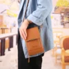 New Design Leather Crossbody Bags Mobile Cell Phone Bag Wallet Purse Pouch with Touch Ladies Small Shoulder Bag for Girl Woman