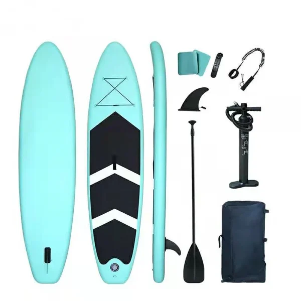 Inflatable Stand up Sup Paddle Board Upright Surfing Board Swimming Skateboard Tiro Wide Body Family Fun Playing with Water