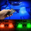 H6e89727d0374405da48a9847115e3f3el.jpg LED Car Foot Light Ambient Lamp With USB Wireless Remote Music Control Multiple Modes Automotive Interior Decorative Lights