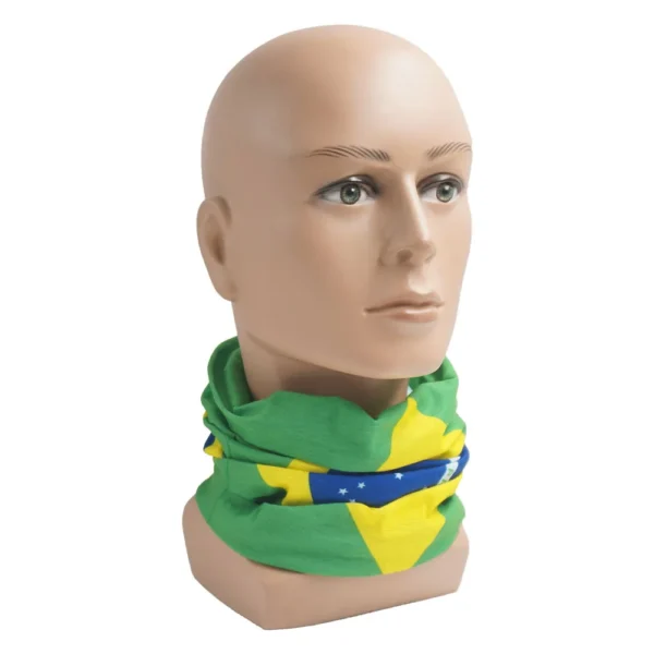 Mexico/Argentina/Brazil/Chile Latin America National Flags Seamless Face Shields Bandana Tube Multifunctional Neck Gaiter Scarf