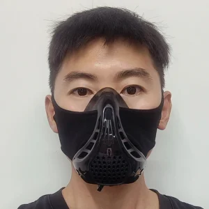 H81dd3fd2d312455ca53240bb2b3f9f602.webp New Design Breathing Levels Altitude Gym Fitness Workout Training Mask Oxygen Cycling Exercise Training Gym Mask