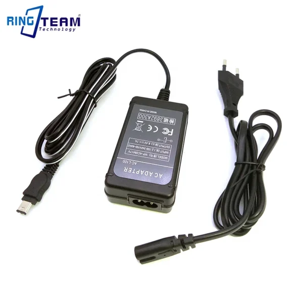 H8eccd592e7de4e5fb30b283e41ee5040t.webp AC-L100 AC Power Adapter Charger Kit Compatible with for Sony