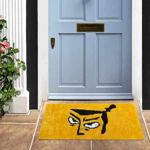 H93f0affb1b9d44bbbfeb81a56fe6676fi.webp High Density Washable Small Carpet Nylon Printed Doormat Entrance Mat With Rubber Backing Custom Logo Rug Mat