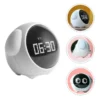 Cute Sound Machine Bedside Alarm Clock Sleep Training Clock with Wake up Night Light, Dual Alarm Clock for Kids Girls Boys