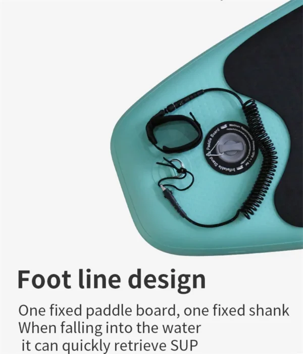 Inflatable Stand up Sup Paddle Board Upright Surfing Board Swimming Skateboard Tiro Wide Body Family Fun Playing with Water