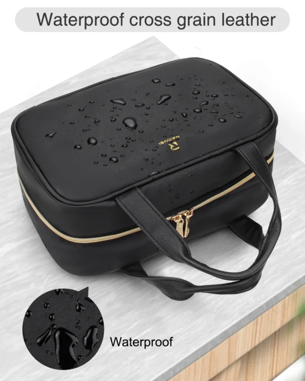 Ha309cf13d9494ebaa18bf991337df8fdP.webp Relavel Travel Hanging Toiletry Bag Eco Friendly Makeup Cosmetic Bag Travel Organizer Water-resistant Pouch Toiletries Bags