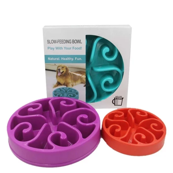 Pet Supplies Pet Accessories Dog Bowl Slow Food Feeder for Cat Dogs Pets