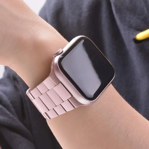 Hb18524881b2546959bbc40acd8bfff2f5.webp Keepwin Luxury Solid Classic Belt Smart Watch Band Strap Bracelet Stainless Steel Watch Band for Apple IWatch SE 9 8 7 6 5 4